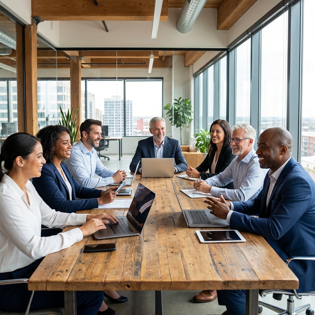 School Leadership Team analyzing data